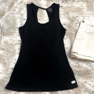Black Open Back Tank!